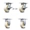 Service Caster 5 Inch Nylon Caster Brakes/Swivel Locks and 2 Rigid, 2PK SCC-35S520-NYB-SLB-BSL-2-R-2 - alternate 1